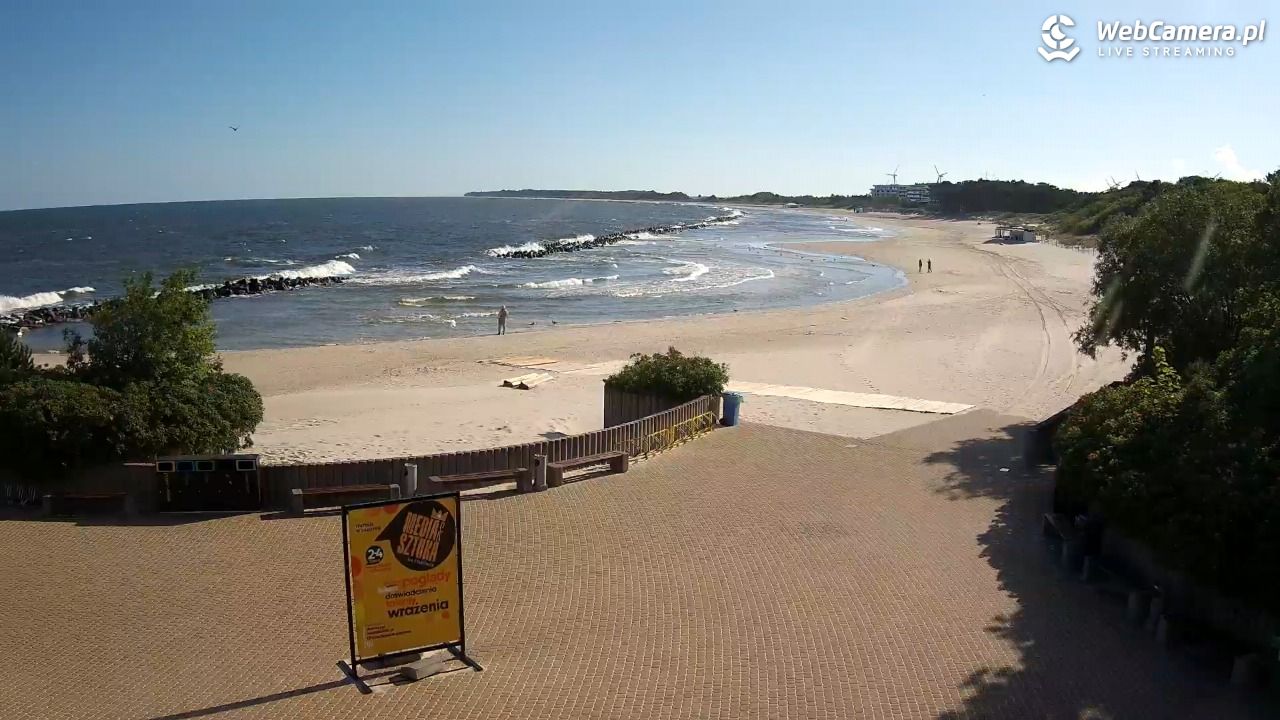 DARŁOWO - widok na plażę wschodnią - 17 czerwiec 2026, 08:13