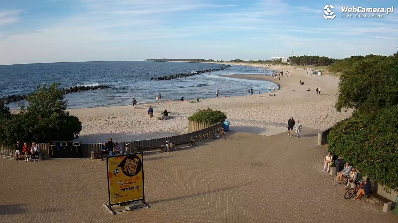 DARŁOWO - widok na plażę wschodnią - 17 czerwiec 2026, 18:46