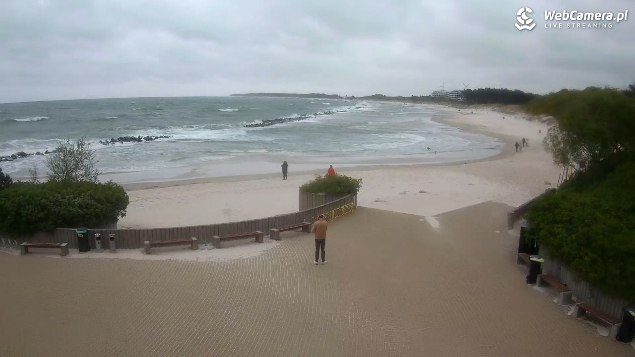 DARŁOWO - widok na plażę wschodnią - 16 maj 2025, 10:31