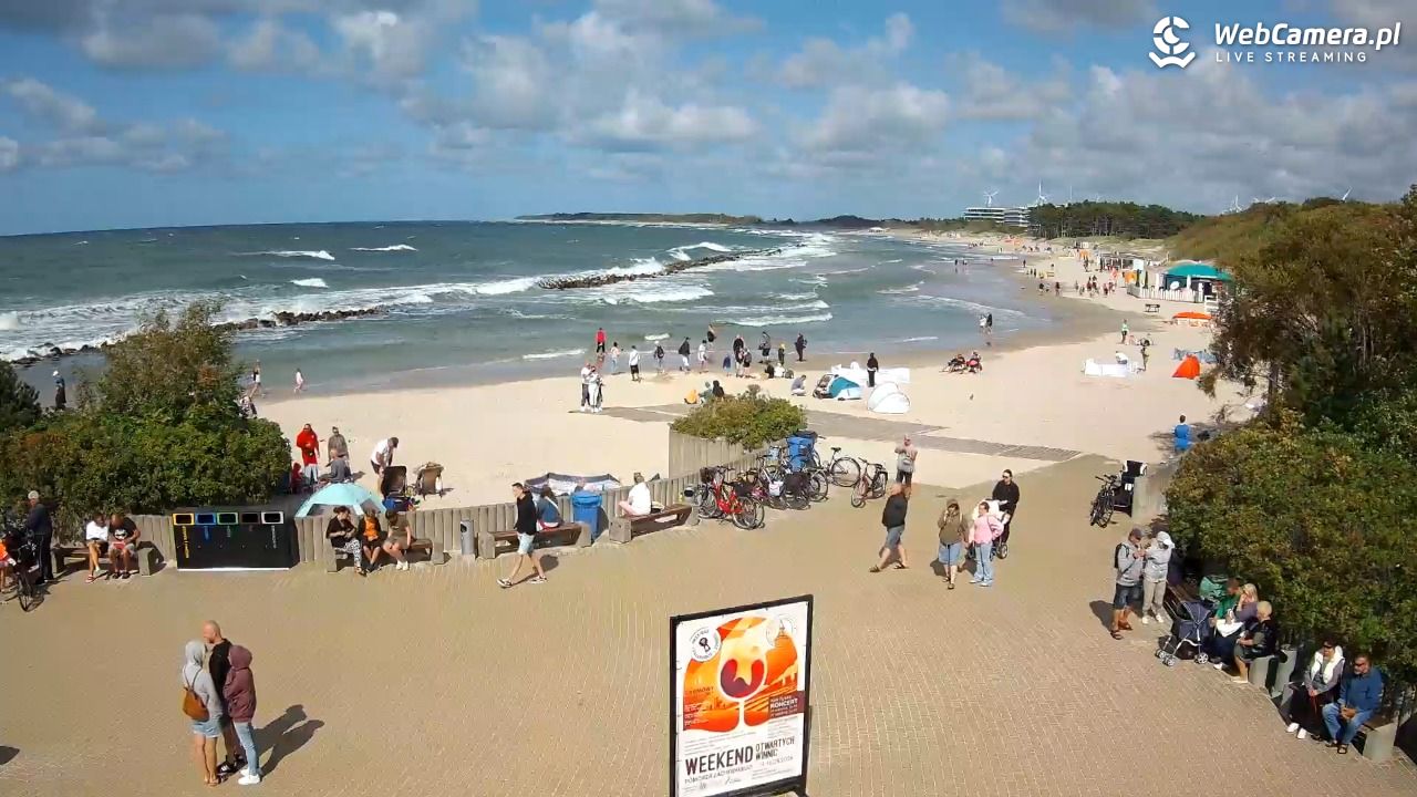 DARŁOWO - widok na plażę wschodnią - 11 sierpień 2026, 15:21