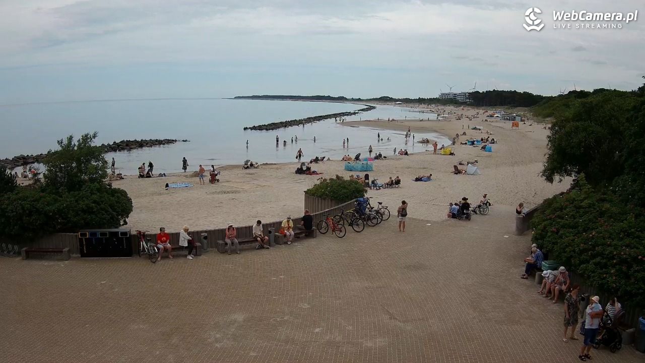 DARŁOWO - widok na plażę wschodnią - 19 czerwiec 2026, 13:37