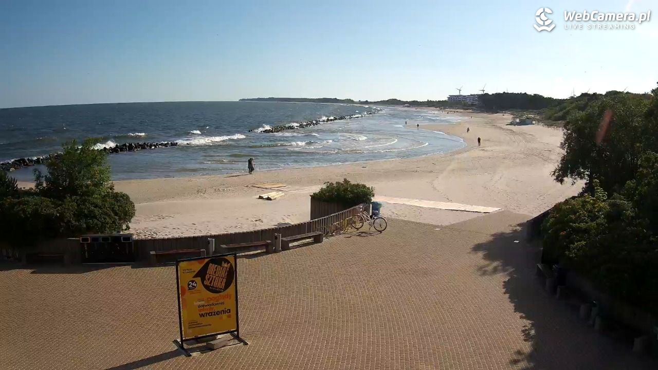 DARŁOWO - widok na plażę wschodnią - 17 czerwiec 2026, 07:40