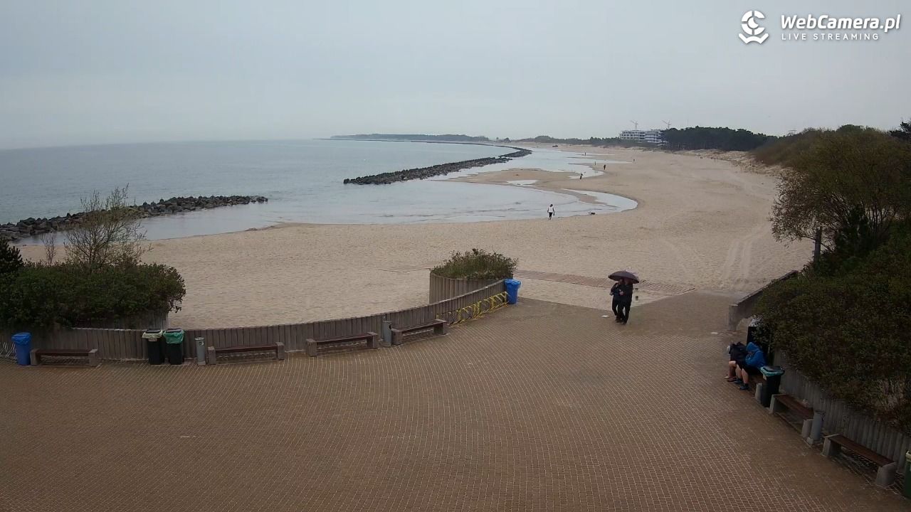 DARŁOWO - widok na plażę wschodnią - 05 maj 2026, 11:02