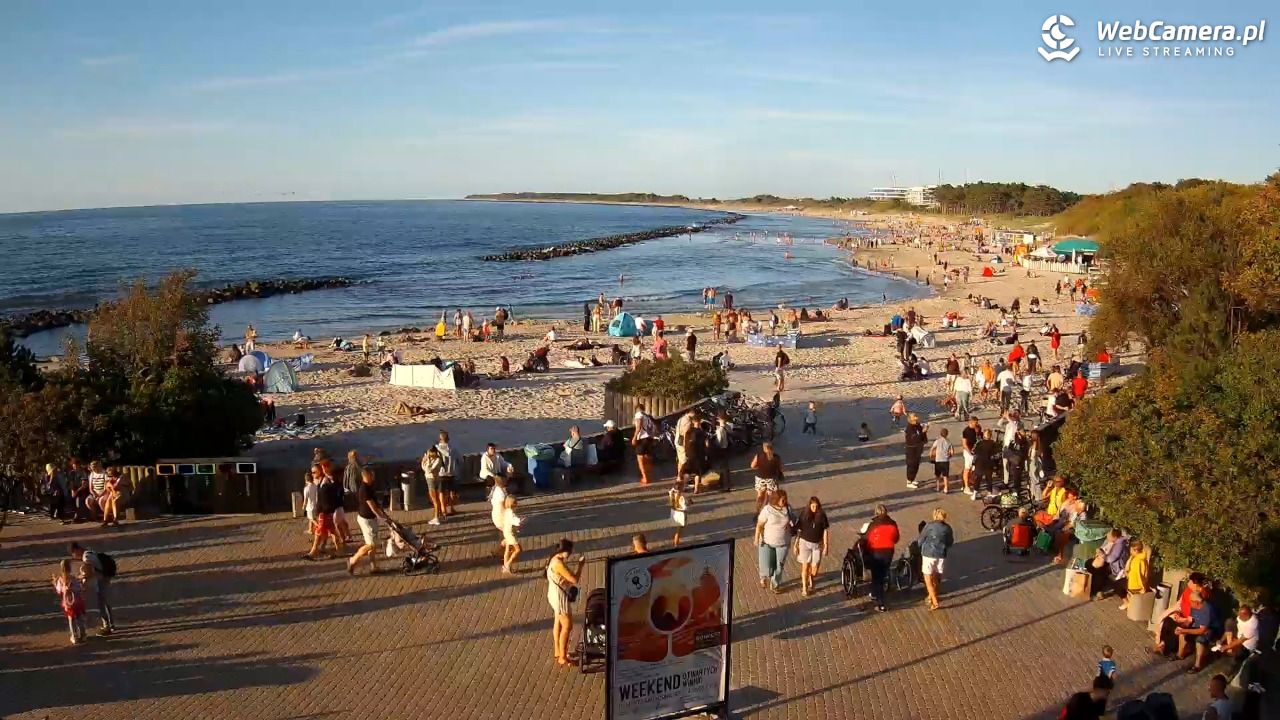 DARŁOWO - widok na plażę wschodnią - 12 sierpień 2026, 19:12