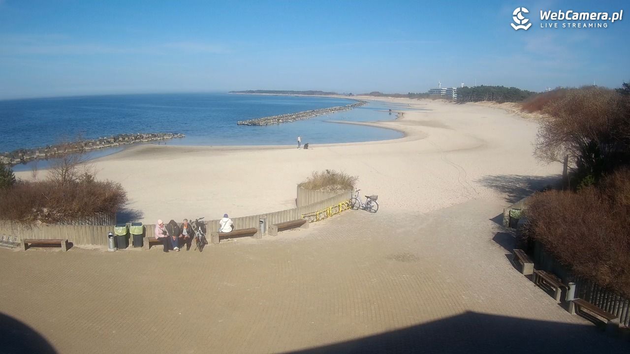 DARŁOWO - widok na plażę wschodnią - 18 marzec 2026, 14:13