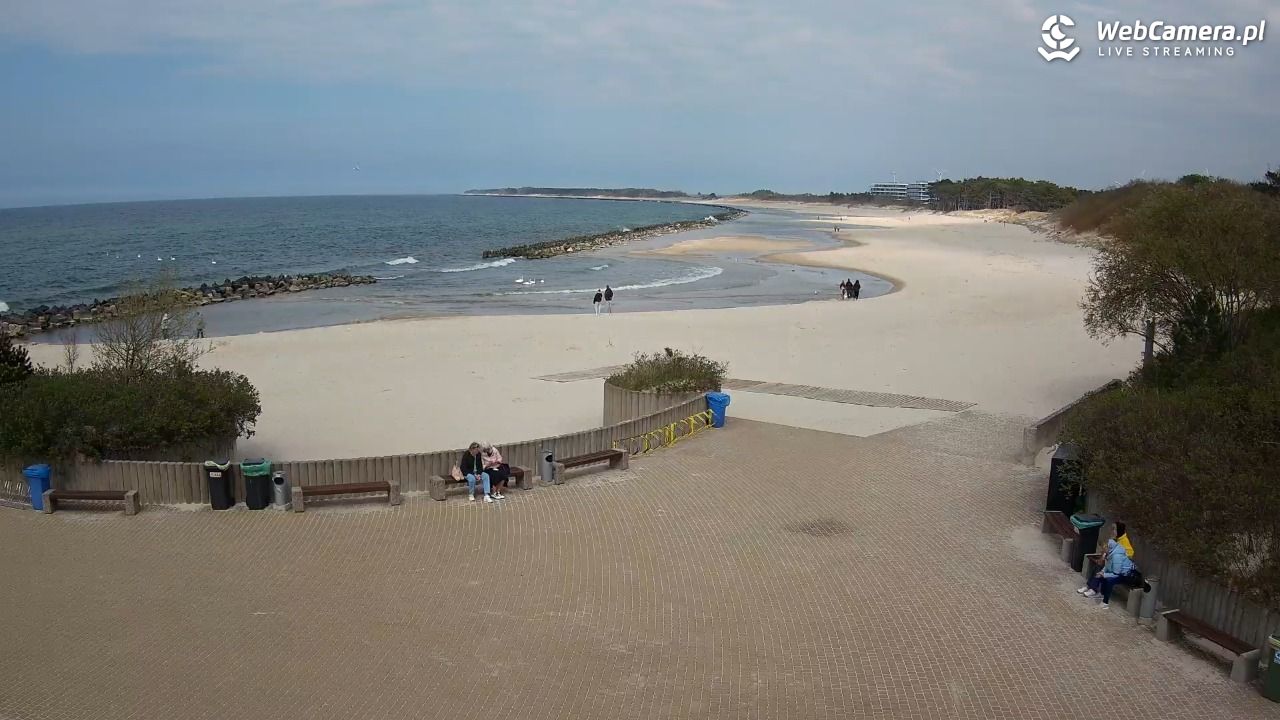 DARŁOWO - widok na plażę wschodnią - 04 maj 2026, 14:46