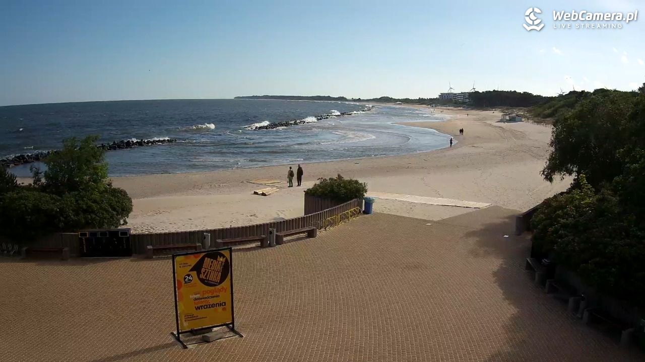 DARŁOWO - widok na plażę wschodnią - 17 czerwiec 2026, 07:59