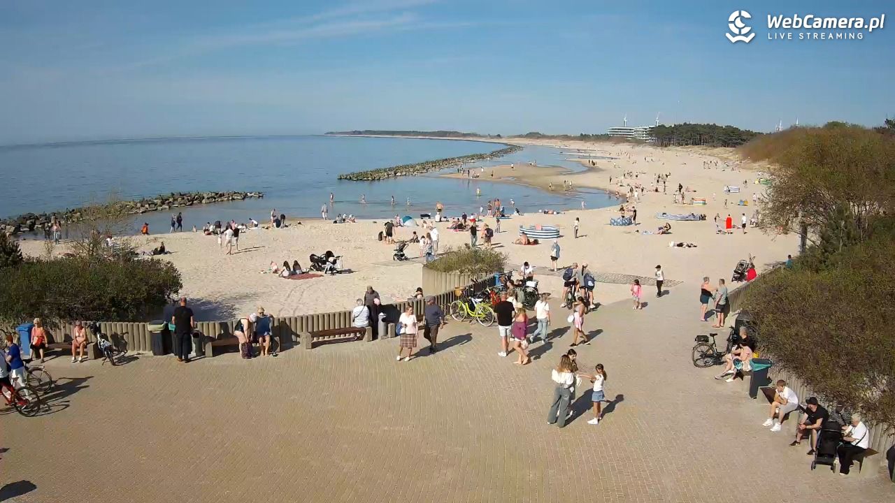 DARŁOWO - widok na plażę wschodnią - 03 maj 2026, 16:33