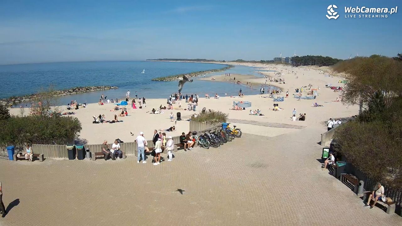 DARŁOWO - widok na plażę wschodnią - 03 maj 2026, 14:39