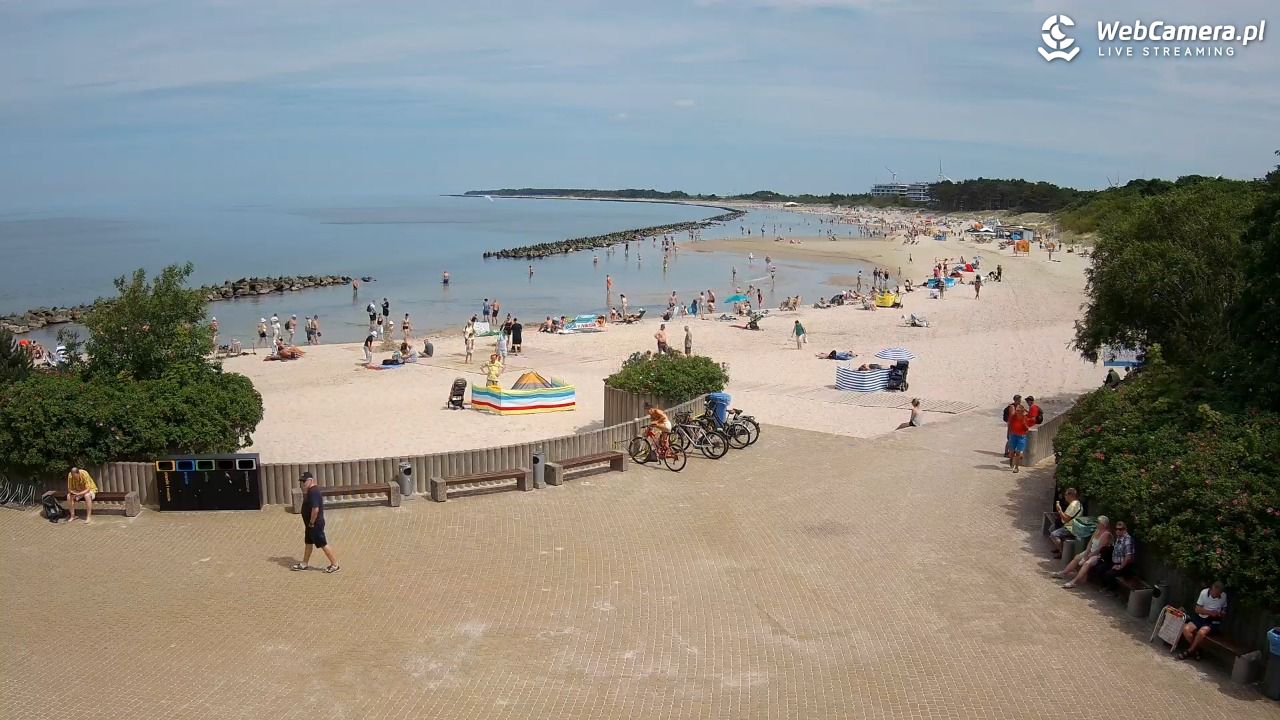 DARŁOWO - widok na plażę wschodnią - 19 czerwiec 2026, 12:14