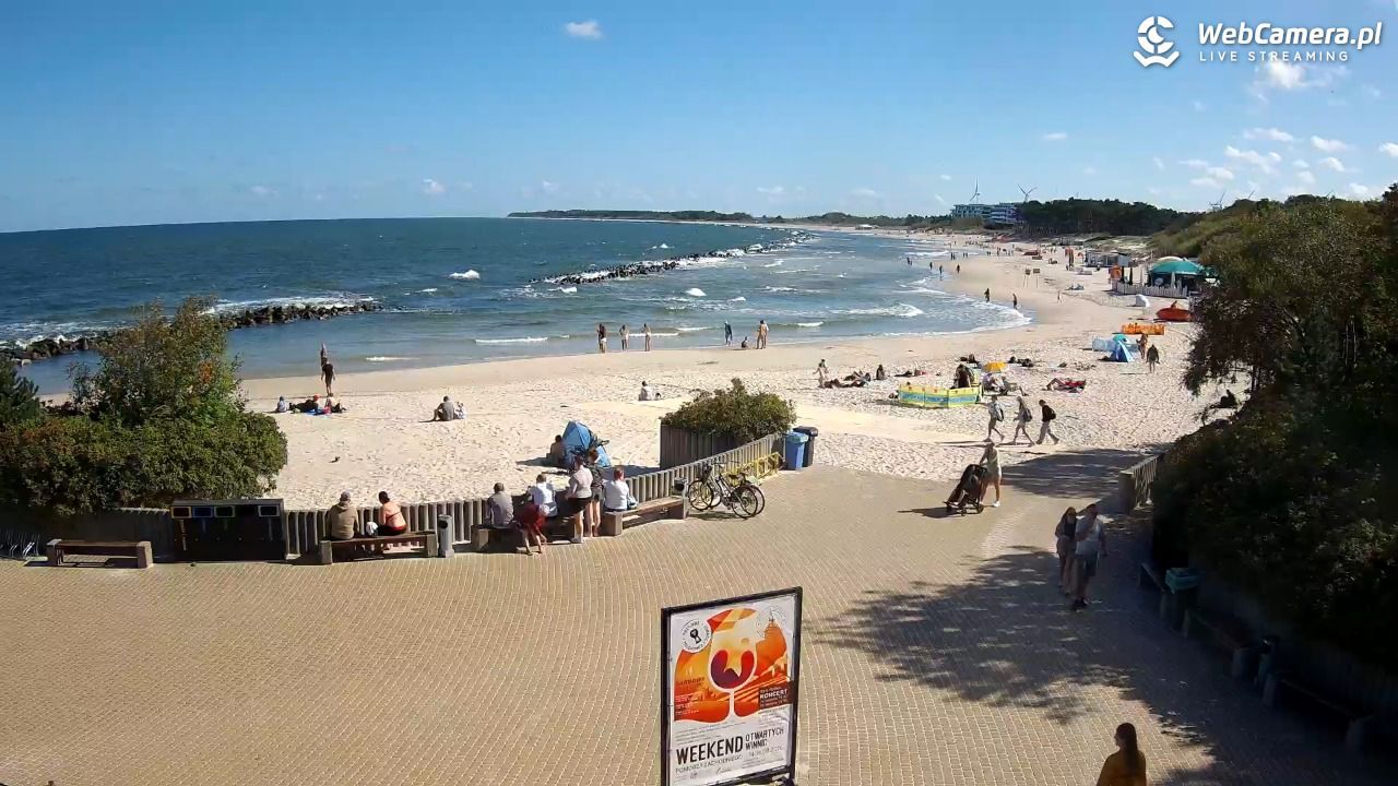 DARŁOWO - widok na plażę wschodnią - 12 sierpień 2026, 09:57