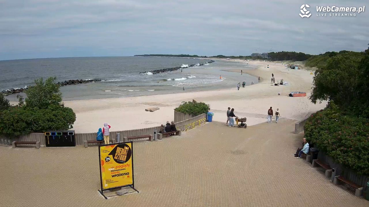 DARŁOWO - widok na plażę wschodnią - 17 czerwiec 2026, 13:31
