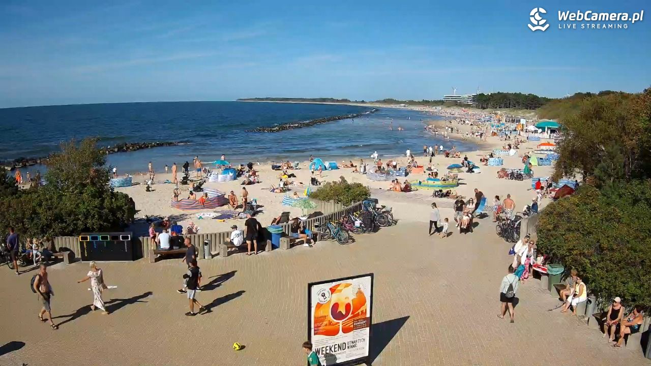 DARŁOWO - widok na plażę wschodnią - 12 sierpień 2026, 16:28
