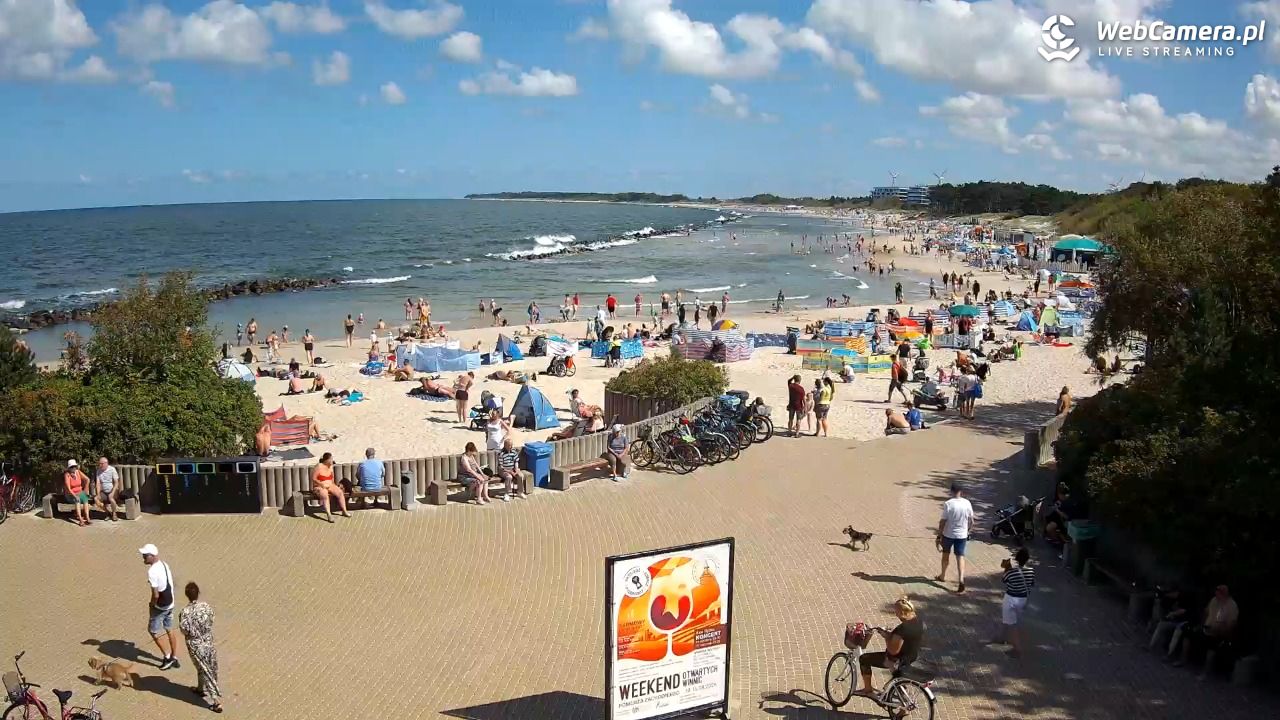 DARŁOWO - widok na plażę wschodnią - 12 sierpień 2026, 11:39
