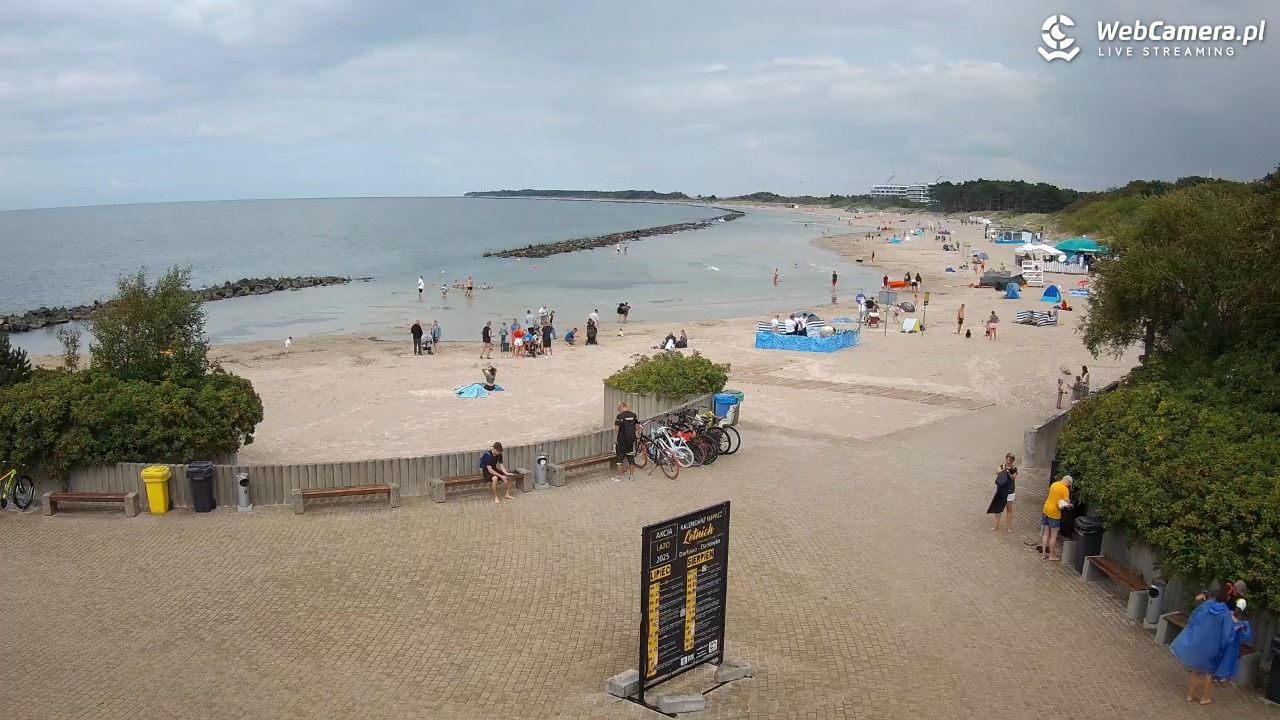 DARŁOWO - widok na plażę wschodnią - 01 sierpień 2025, 14:17