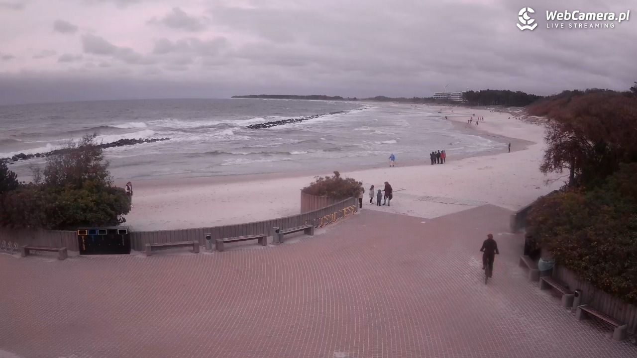 DARŁOWO - widok na plażę wschodnią - 25 wresień 2026, 18:54