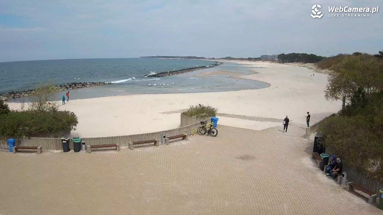 DARŁOWO - widok na plażę wschodnią - 04 maj 2026, 14:09