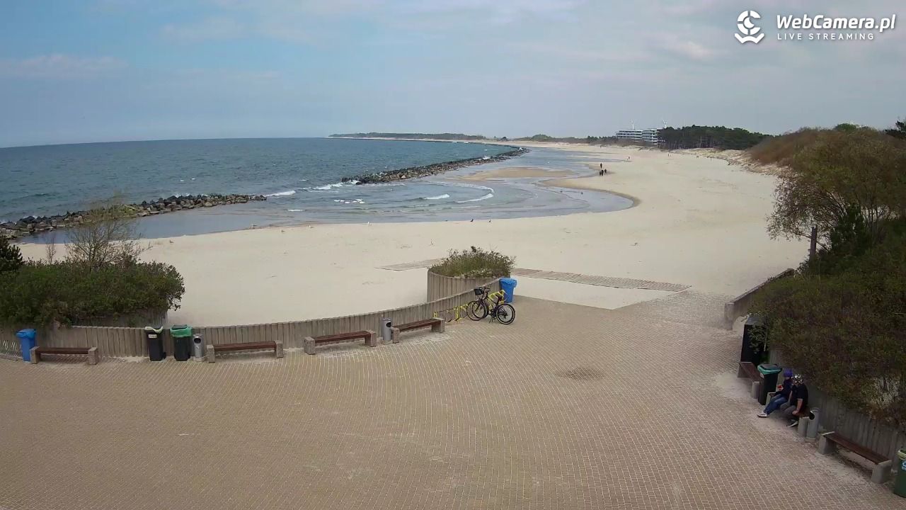DARŁOWO - widok na plażę wschodnią - 04 maj 2026, 14:24