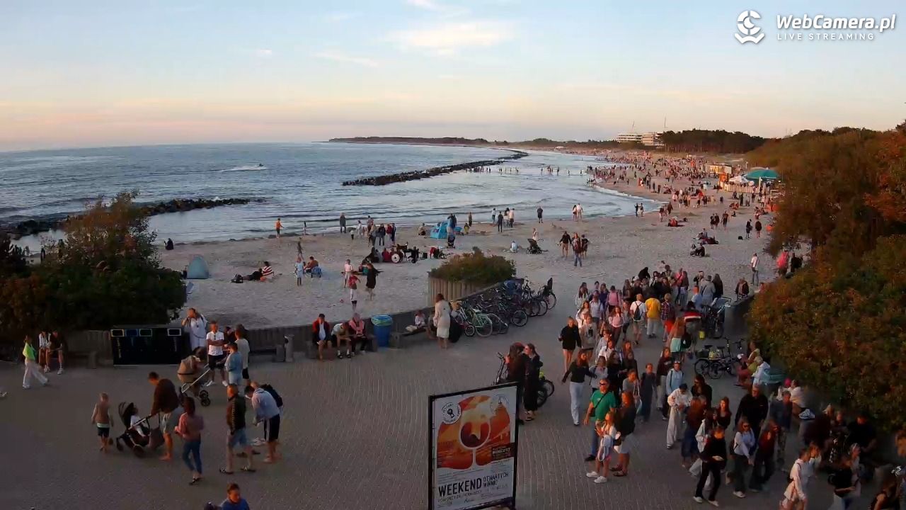 DARŁOWO - widok na plażę wschodnią - 12 sierpień 2026, 20:16
