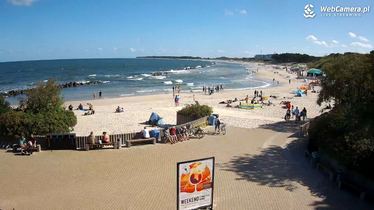 DARŁOWO - widok na plażę wschodnią - 12 sierpień 2026, 10:02