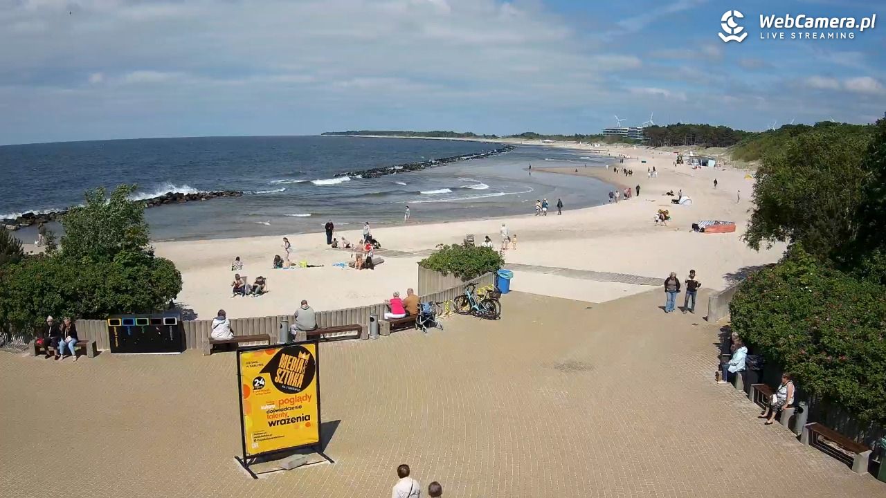 DARŁOWO - widok na plażę wschodnią - 17 czerwiec 2026, 14:52