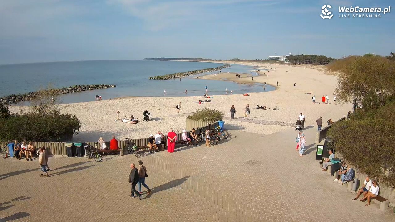 DARŁOWO - widok na plażę wschodnią - 03 maj 2026, 17:27