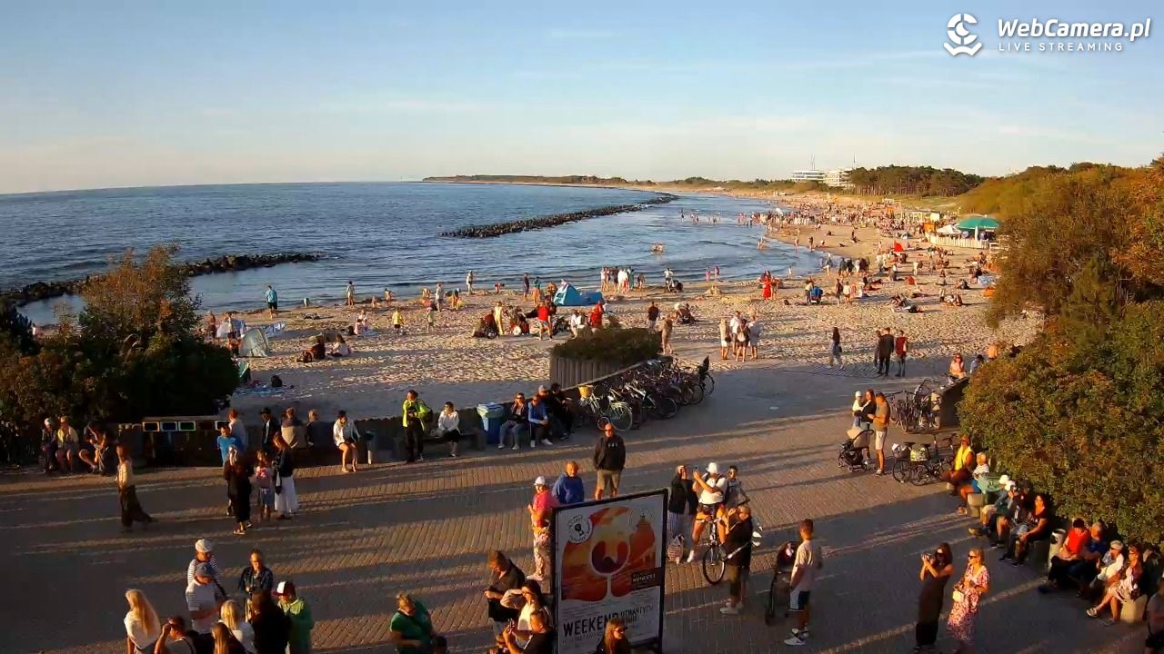 DARŁOWO - widok na plażę wschodnią - 12 sierpień 2026, 19:36