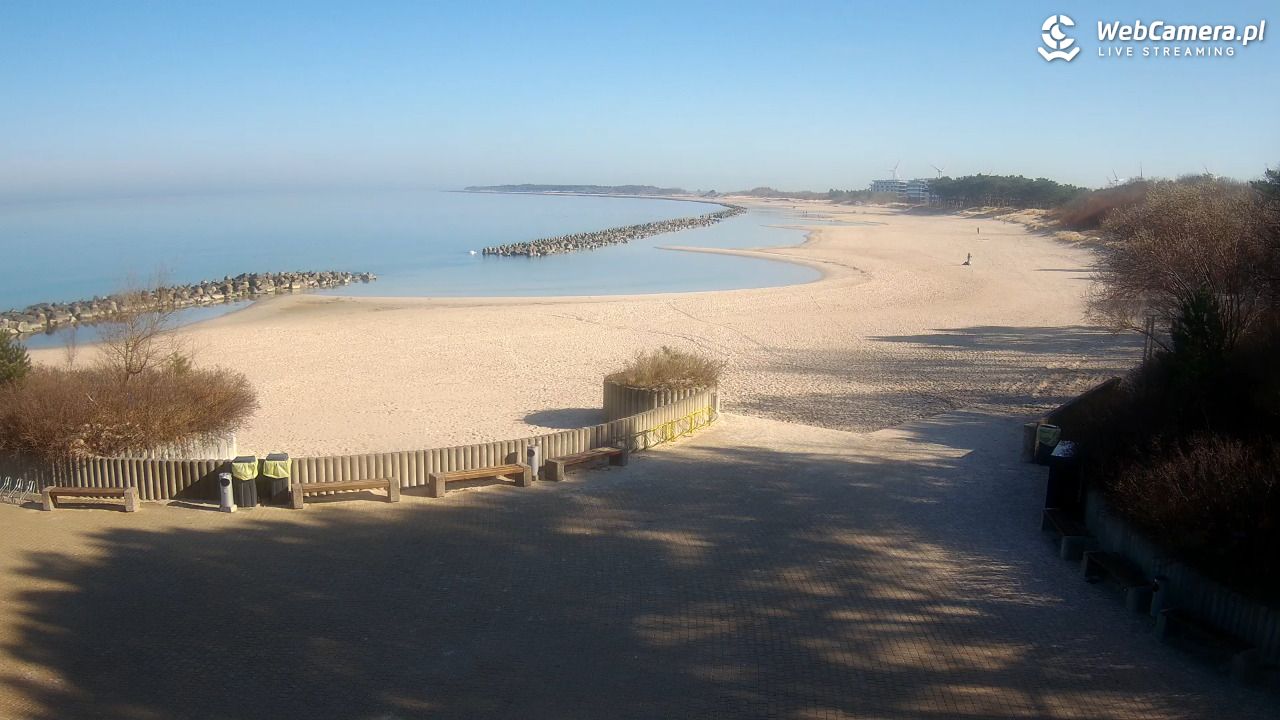 DARŁOWO - widok na plażę wschodnią - 18 marzec 2026, 09:54