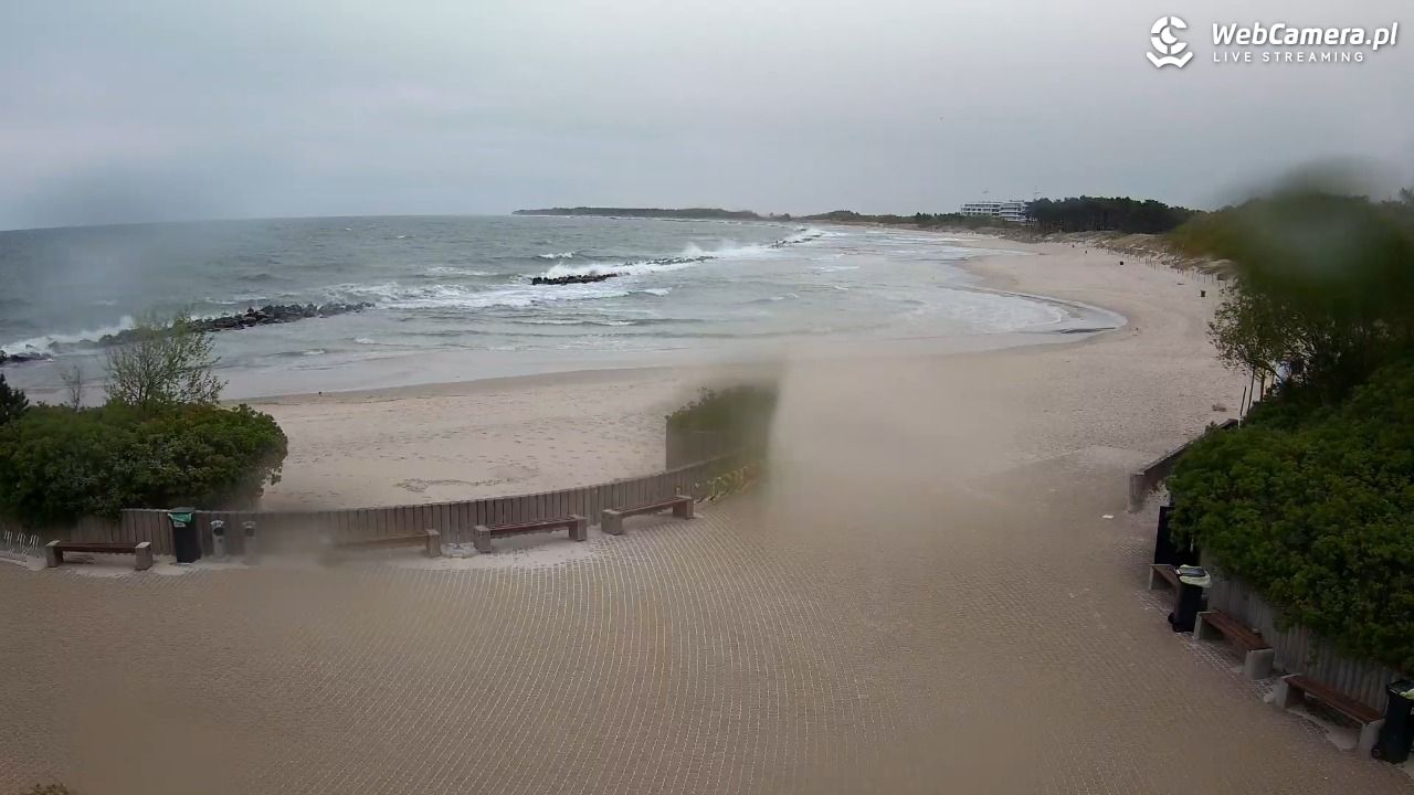 DARŁOWO - widok na plażę wschodnią - 15 maj 2025, 18:57