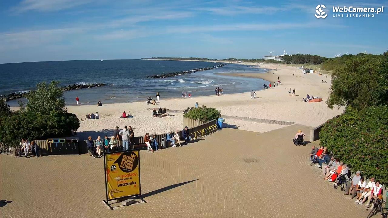 DARŁOWO - widok na plażę wschodnią - 17 czerwiec 2026, 17:26