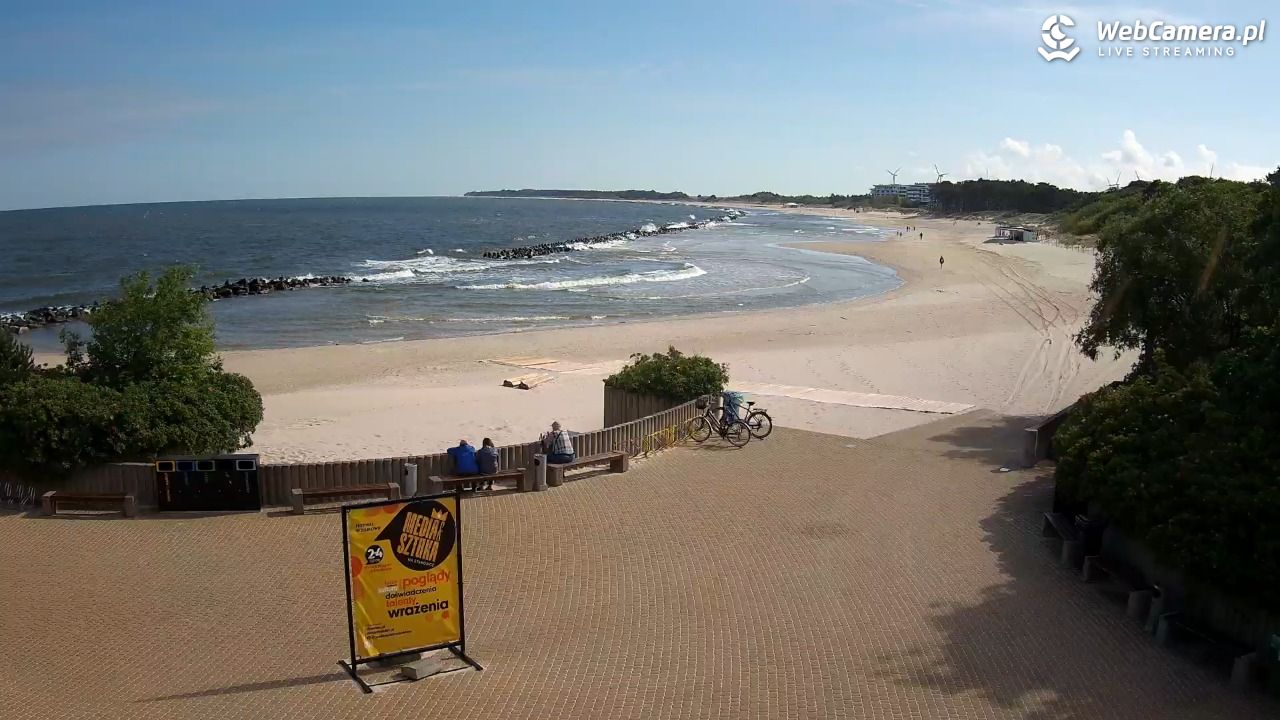 DARŁOWO - widok na plażę wschodnią - 17 czerwiec 2026, 09:04