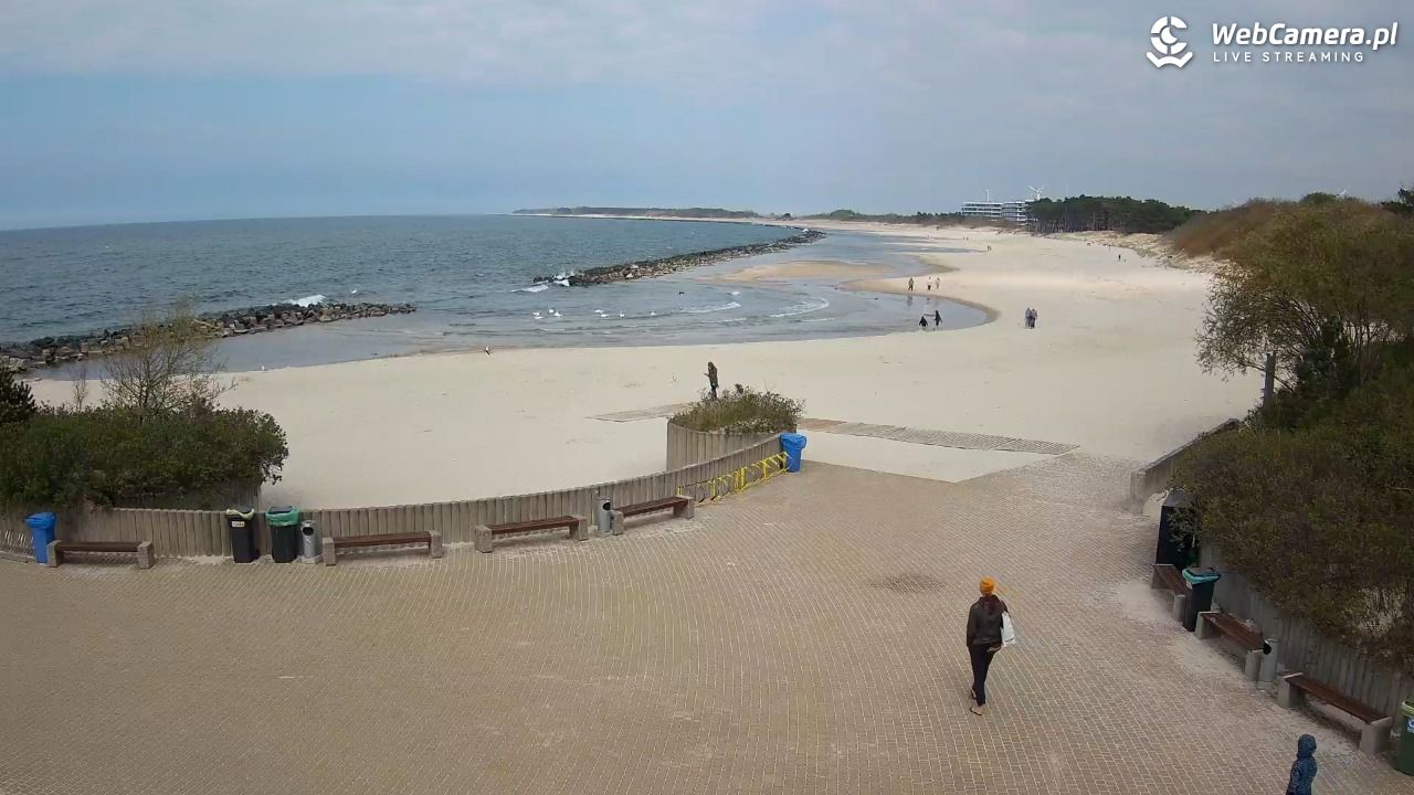 DARŁOWO - widok na plażę wschodnią - 04 maj 2026, 14:43