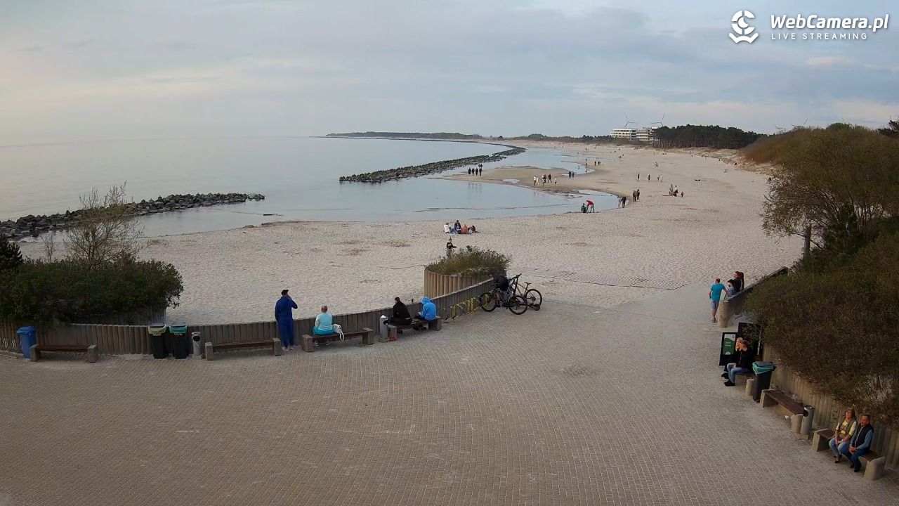 DARŁOWO - widok na plażę wschodnią - 03 maj 2026, 19:49