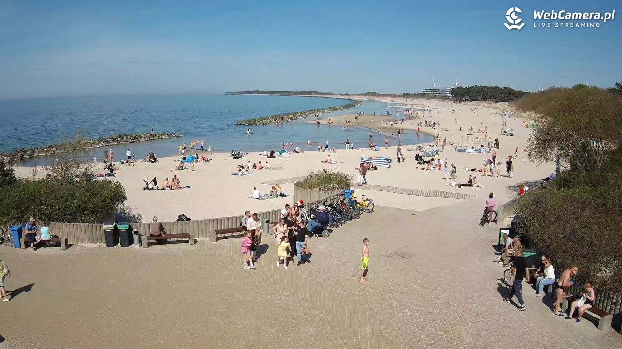 DARŁOWO - widok na plażę wschodnią - 03 maj 2026, 15:12