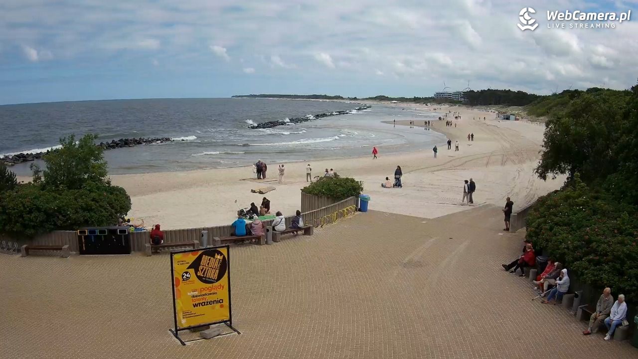 DARŁOWO - widok na plażę wschodnią - 17 czerwiec 2026, 11:06