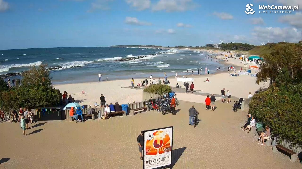 DARŁOWO - widok na plażę wschodnią - 11 sierpień 2026, 16:16