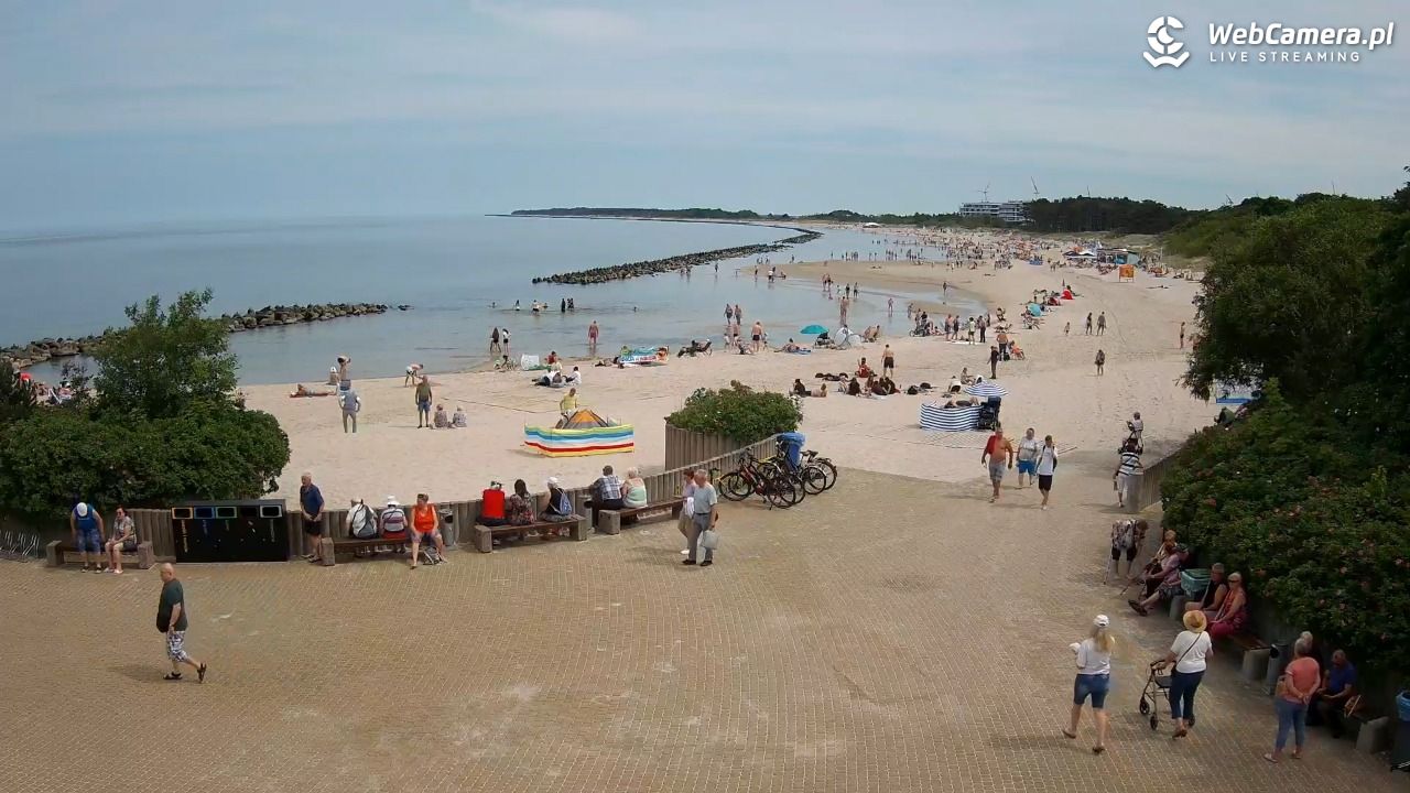DARŁOWO - widok na plażę wschodnią - 19 czerwiec 2026, 11:14