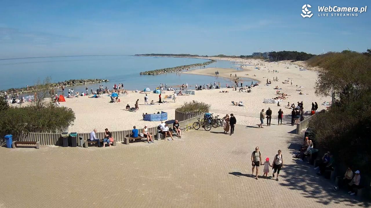 DARŁOWO - widok na plażę wschodnią - 03 maj 2026, 14:48