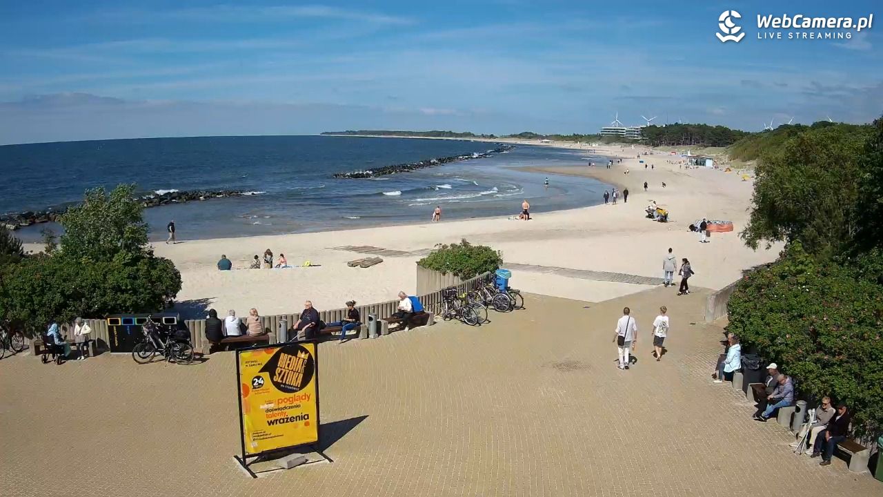 DARŁOWO - widok na plażę wschodnią - 17 czerwiec 2026, 15:43