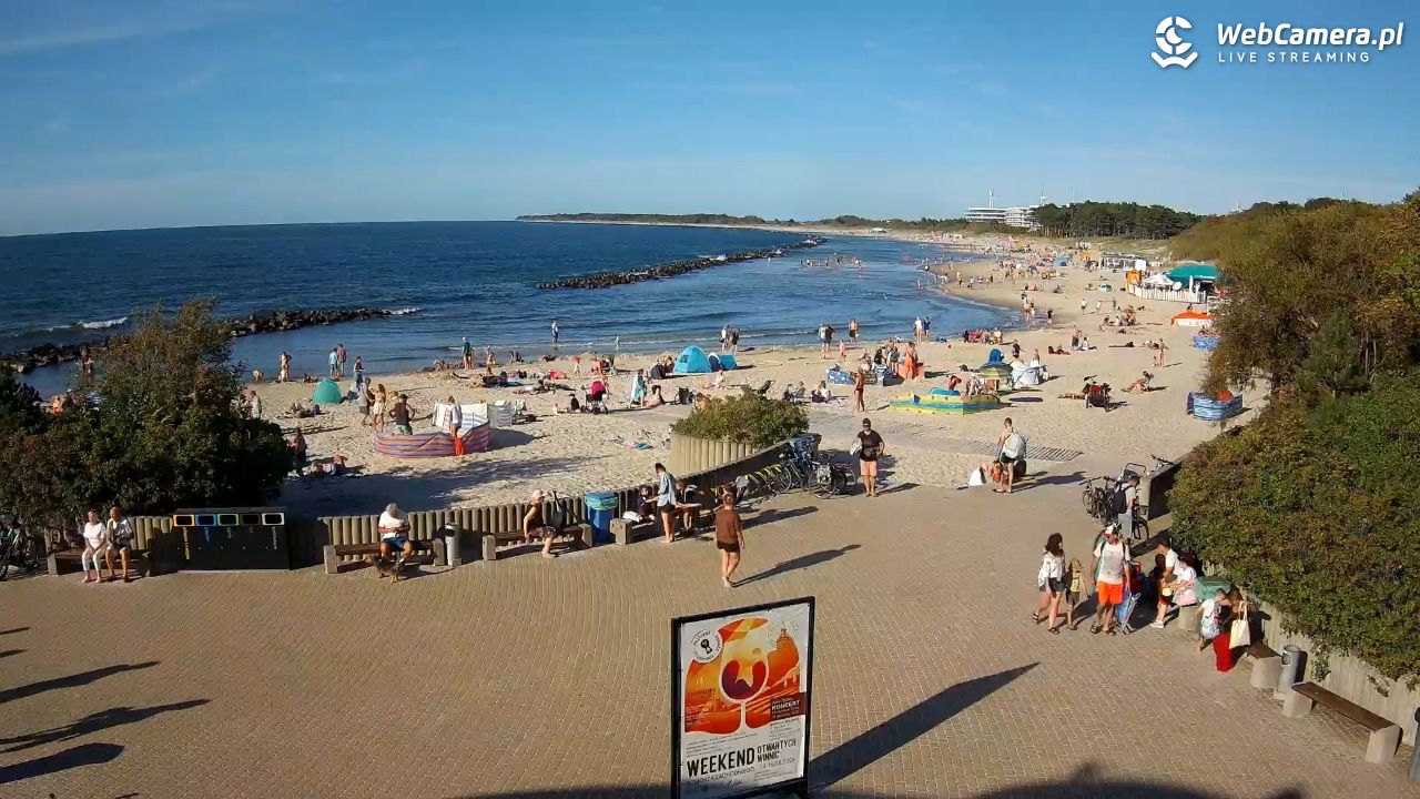 DARŁOWO - widok na plażę wschodnią - 12 sierpień 2026, 17:47
