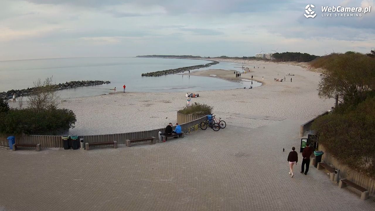 DARŁOWO - widok na plażę wschodnią - 03 maj 2026, 19:34