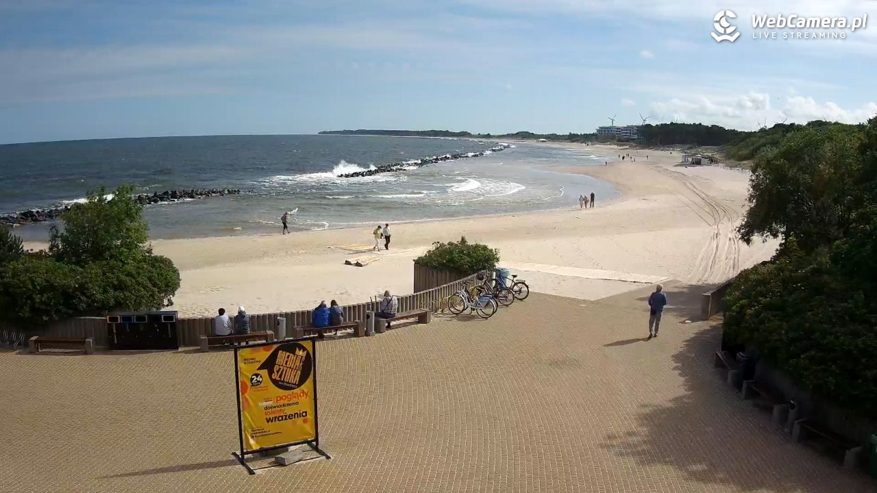 DARŁOWO - widok na plażę wschodnią - 17 czerwiec 2026, 09:11