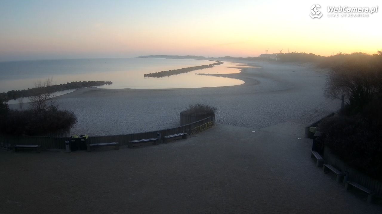 DARŁOWO - widok na plażę wschodnią - 18 marzec 2026, 06:04