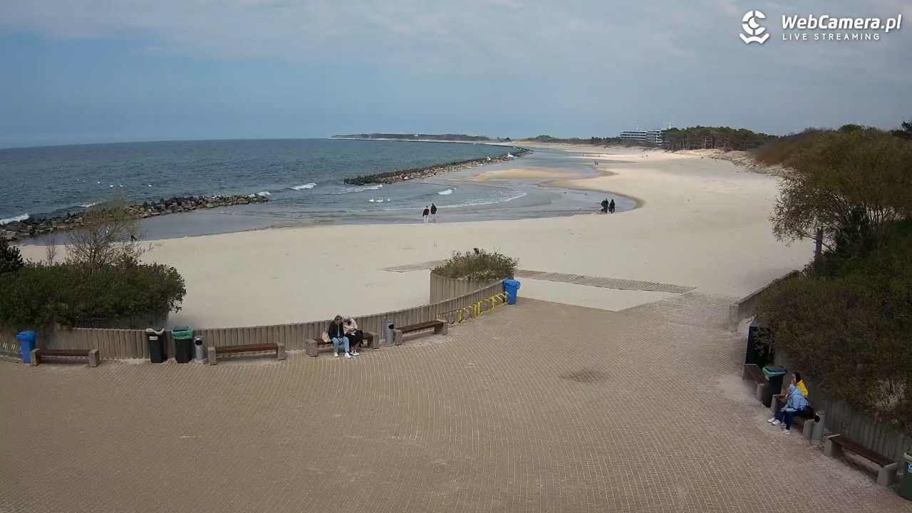 DARŁOWO - widok na plażę wschodnią - 04 maj 2026, 14:46