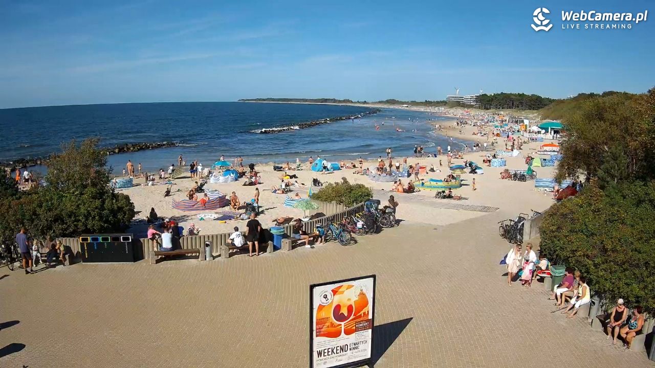 DARŁOWO - widok na plażę wschodnią - 12 sierpień 2026, 16:29