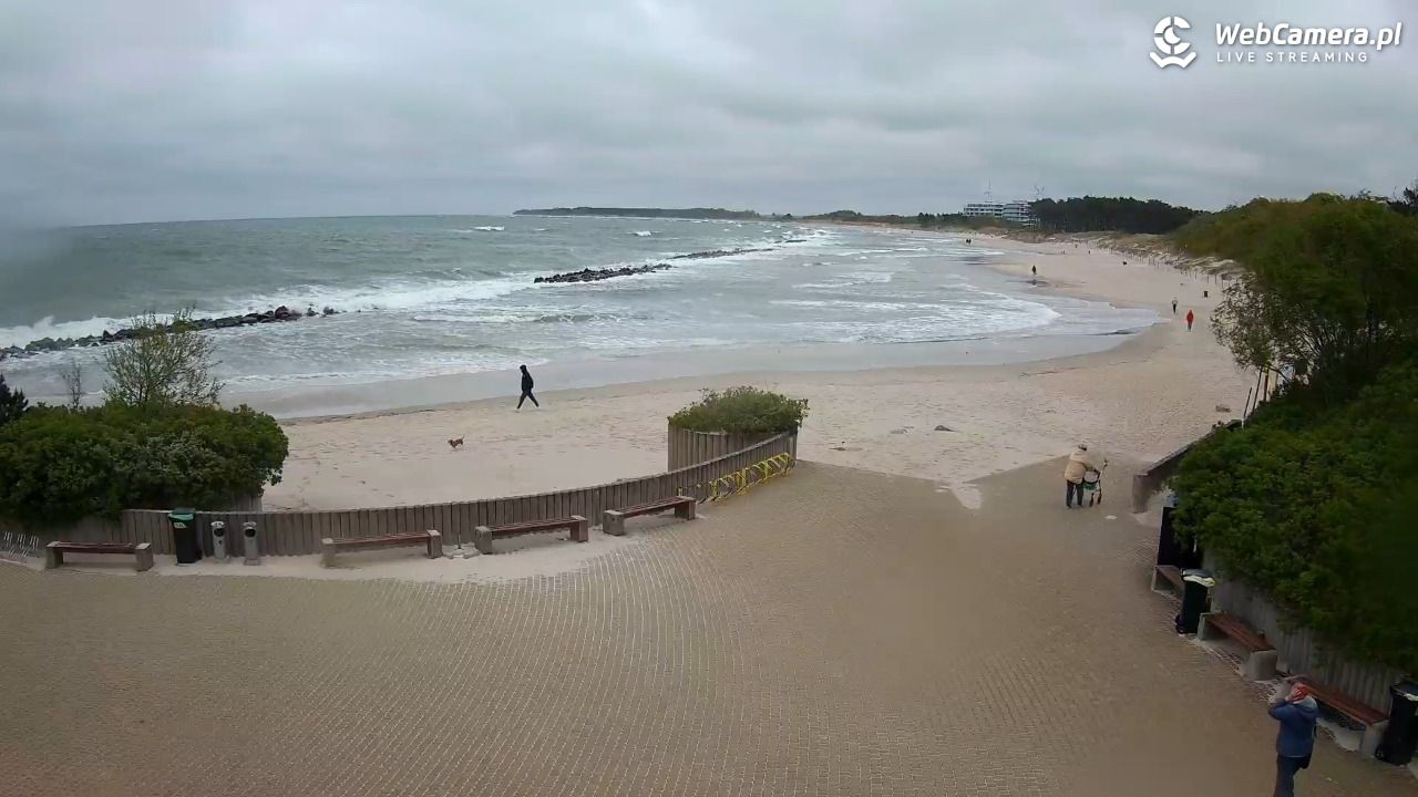 DARŁOWO - widok na plażę wschodnią - 16 maj 2025, 12:27