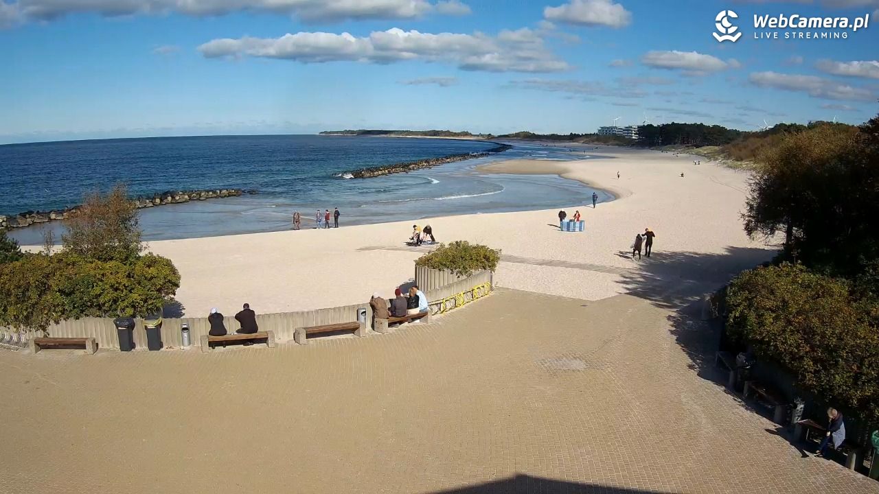 DARŁOWO - widok na plażę wschodnią - 29 wresień 2025, 14:08