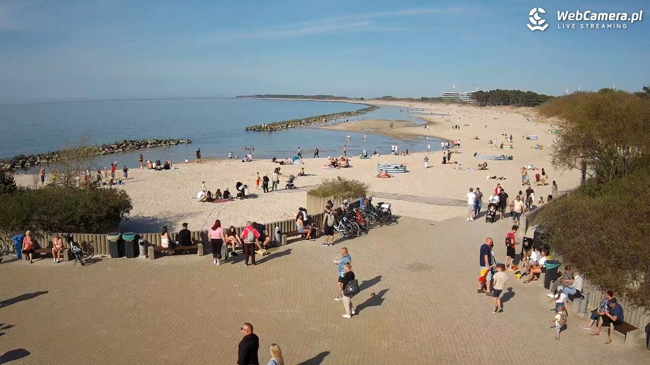 DARŁOWO - widok na plażę wschodnią - 03 maj 2026, 16:44