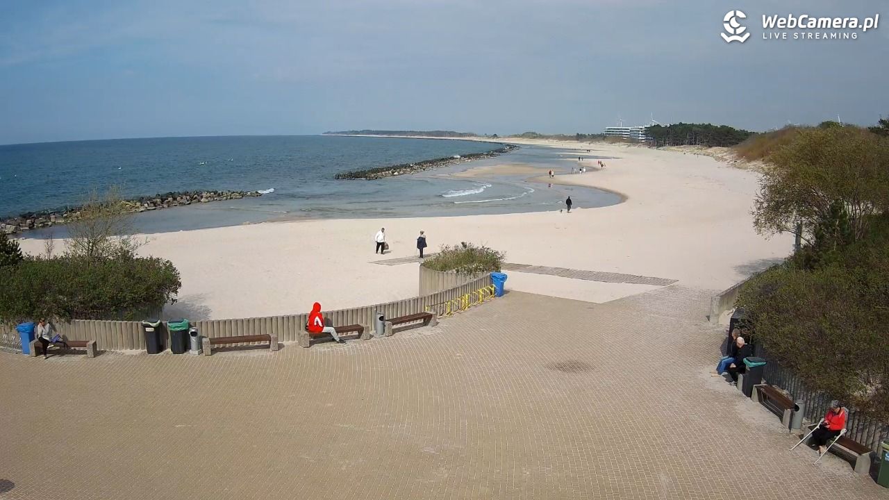 DARŁOWO - widok na plażę wschodnią - 04 maj 2026, 15:34