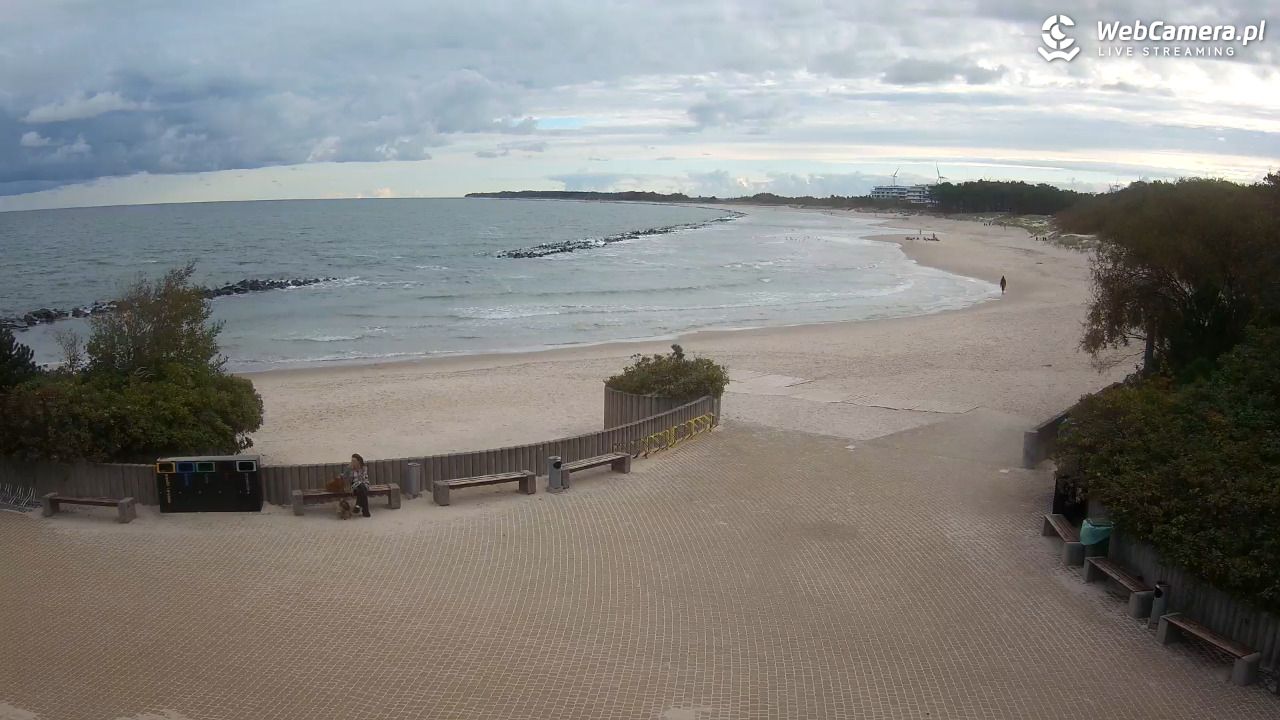 DARŁOWO - widok na plażę wschodnią - 23 wresień 2026, 08:27